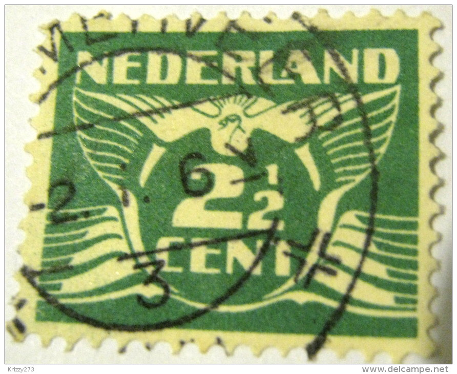 Netherlands 1924 Carrier Pigeon 2.5c - Used - Used Stamps