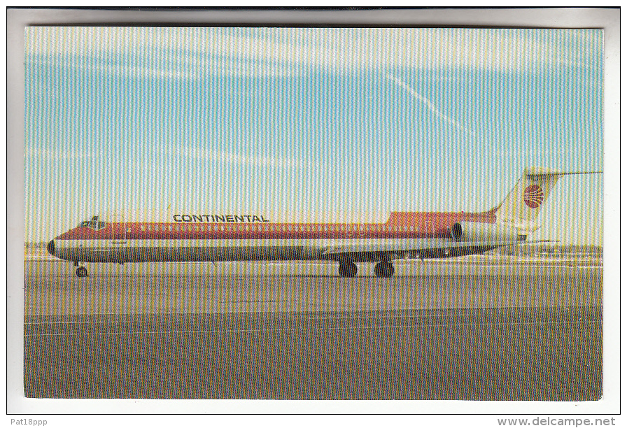Edition Limitée Limited Edition - CONTINENTAL AIRLINES : MD-80- CPSM PF Avion Plane Flugzeug  Vliegtuigen Aviones Aerei - 1946-....: Moderne