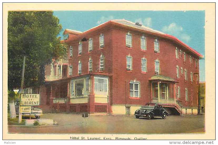 Pays Divers - Canada -ref 608 -rimouski - Hôtel St-laurent --carte Bon état - - Rimouski