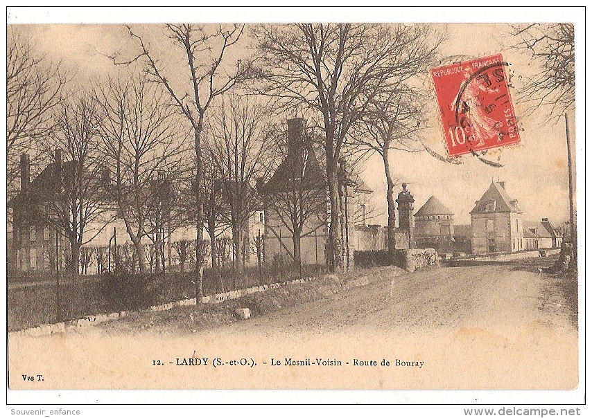 CPA Lardy Le Mesnil Voisin  Chateau De Route De Bouray Janville Sur Juine  91 Essonne - Lardy