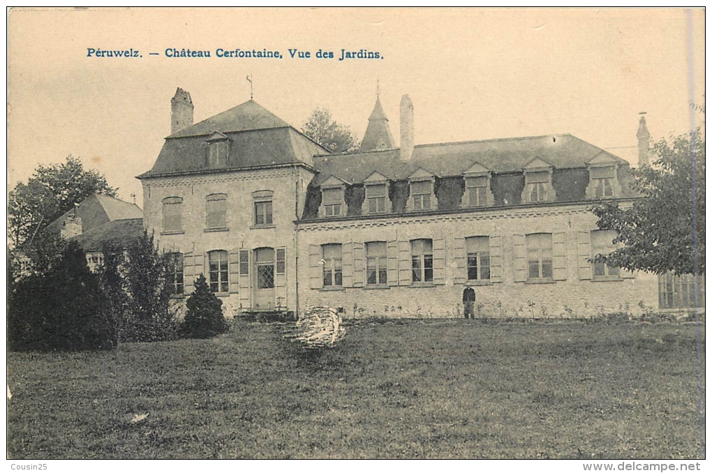 BELGIQUE - PERUWELZ - Château Cerfontaine - Vue Des Jardins - Péruwelz