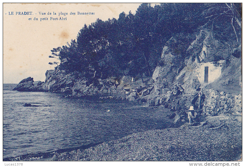 83 / LE PRADET / VUE DE LA PLAGE DES BONNETTES ET DU PETIT PORT ABRI - Le Pradet