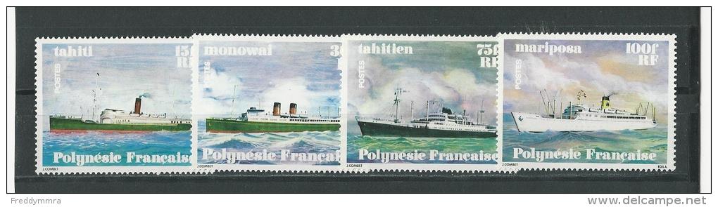 Polynésie:   124/ 127 ** - Unused Stamps