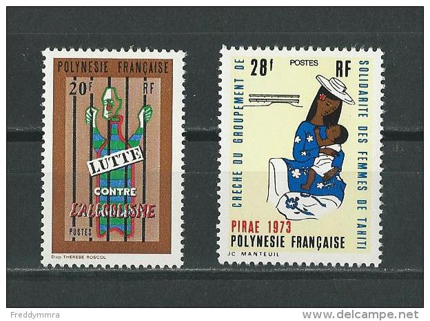 Polynésie: 92/ 93 ** - Unused Stamps