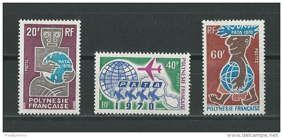 Polynésie:77/ 79 ** - Unused Stamps