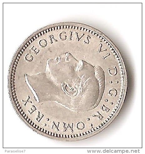 AUSTRALIE  3  PENCE  1937  ARGENT - Threepence