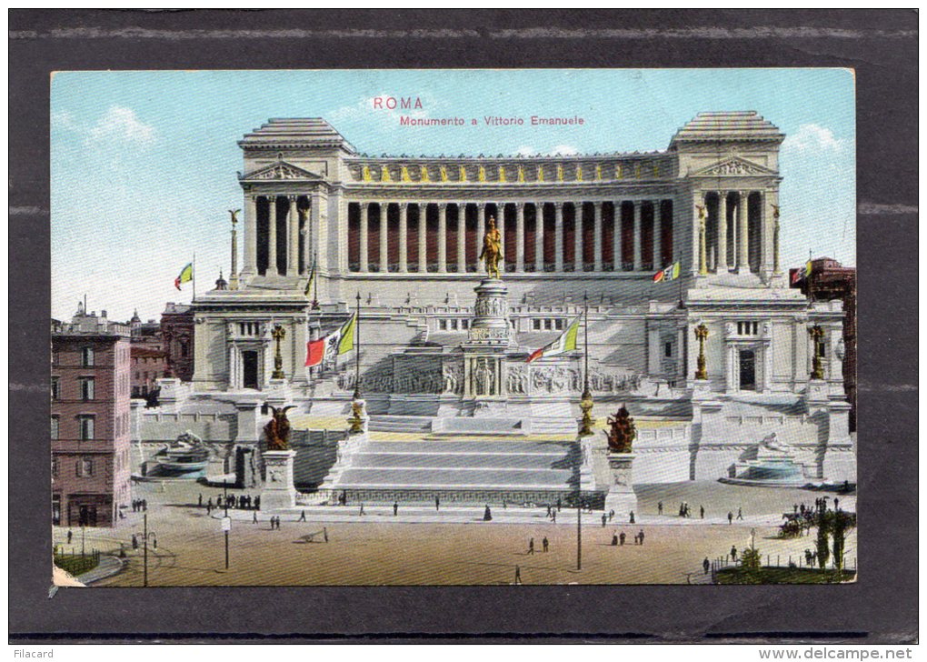 40887    Italia,   Roma  -  Monumento  A  Vittorio  Emanuele,  NV - Altare Della Patria