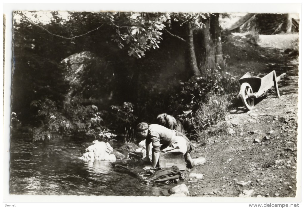 Lavandieres. - OEUVRE Des PUPILLES De L'ECOLE PUBLIQUE De La MANCHE. CPSM 9x14 - Andere & Zonder Classificatie