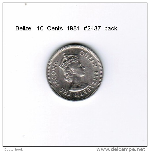 BELIZE    10  CENTS  1981  (KM # 35) - Belize