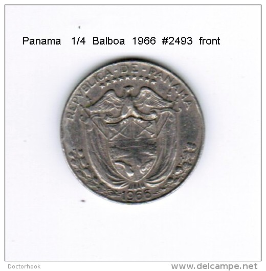 PANAMA    1/4  BALBOA  1966  (KM # 11a) - Panama