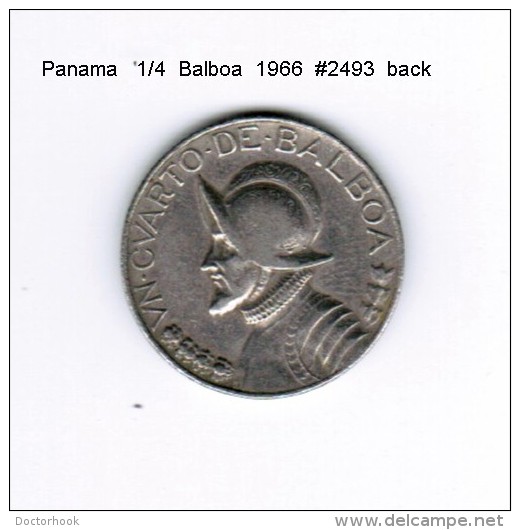 PANAMA    1/4  BALBOA  1966  (KM # 11a) - Panamá