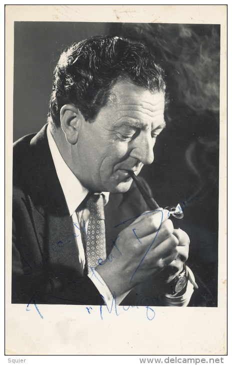 Rupert Davies, Maigret, Signed Photo Sincerely Rupert Davies Maigret - Foto Dedicate