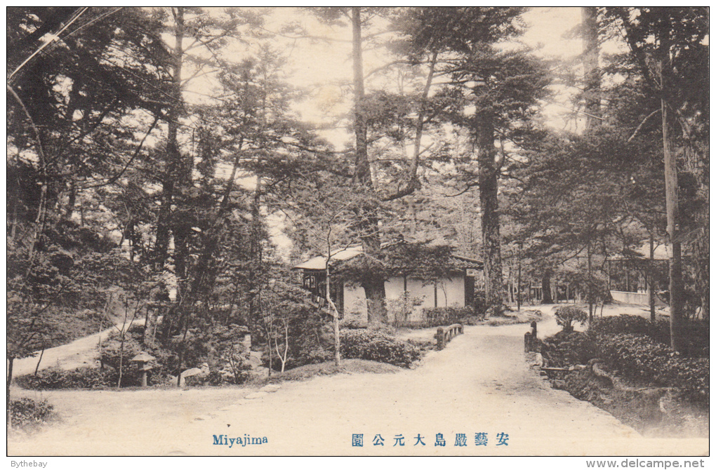 Real Photo - Miyajima - View From Forest Walkway - Hiroshima