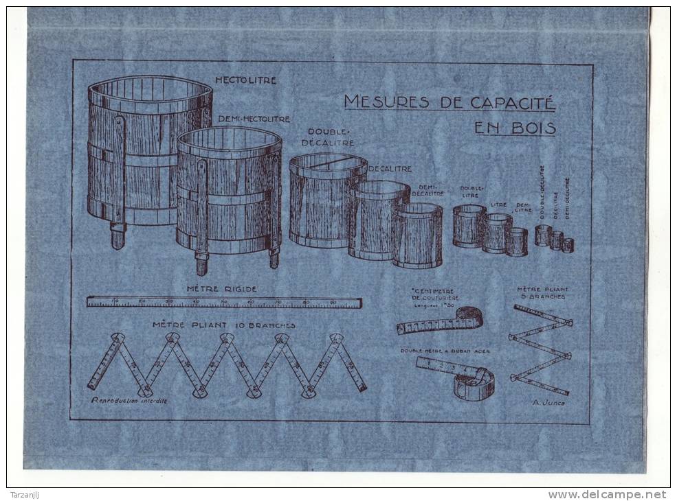 Protège Cahier Bleu Erbé Hélicoptère Alouette Avec Tables Et Mesures 60' - Transport