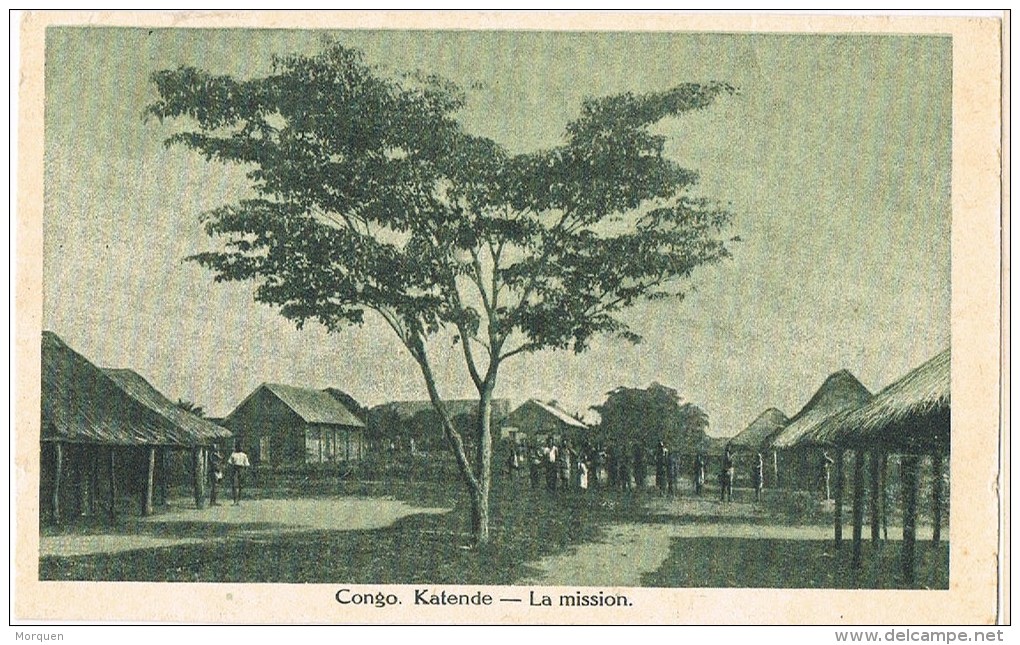 4512. Postal KATENDE (Congo). La Mission - Congo Francés