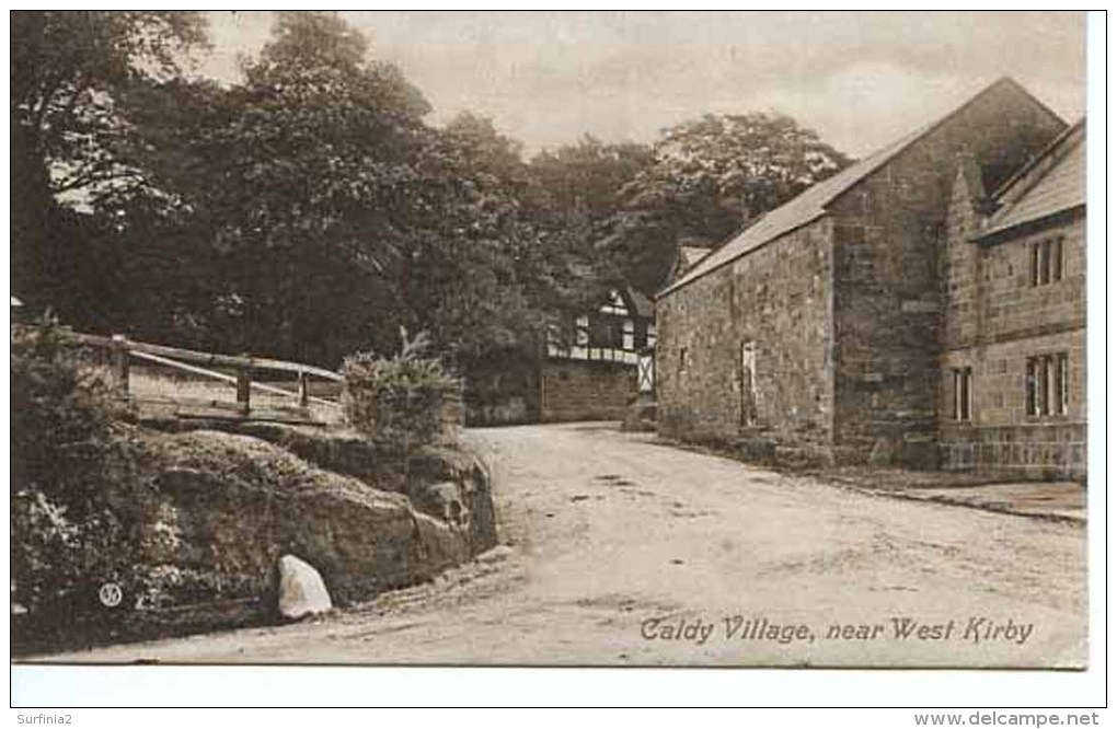 MERSEYSIDE - WEST KIRBY - CALDY VILLAGE 1912 Me138 - Sonstige & Ohne Zuordnung