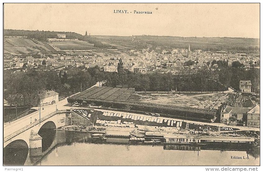 CPA-1915-78-LIMAY-PANORAMA-TBE - Limay