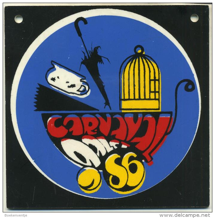 Aalst Carnaval 1986 / Plastik Plaquette / Carnaval Aalst 86 - Carnaval