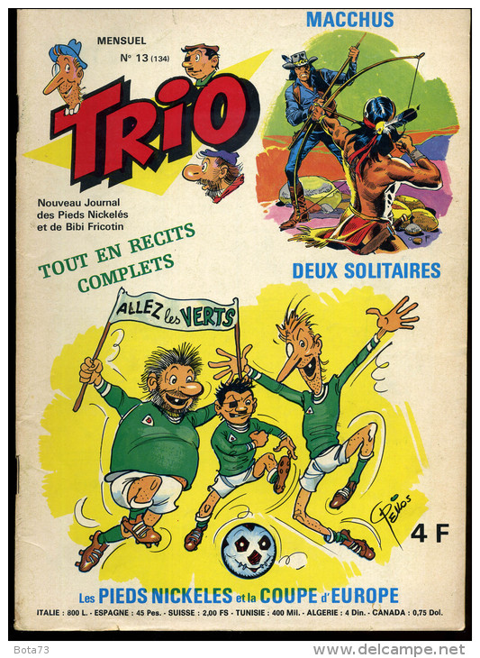 MENSUEL TRIO PIEDS NICKELES BIBI FRICOTIN - Autre Magazines