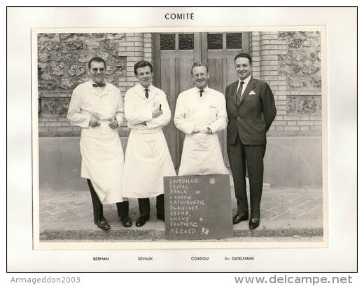 VRAIE PHOTO 1962 LE COMITE DES INTERNES DES HOSPITAUX DE PARIS AVEC LES NOMS - Santé, Hôpitaux