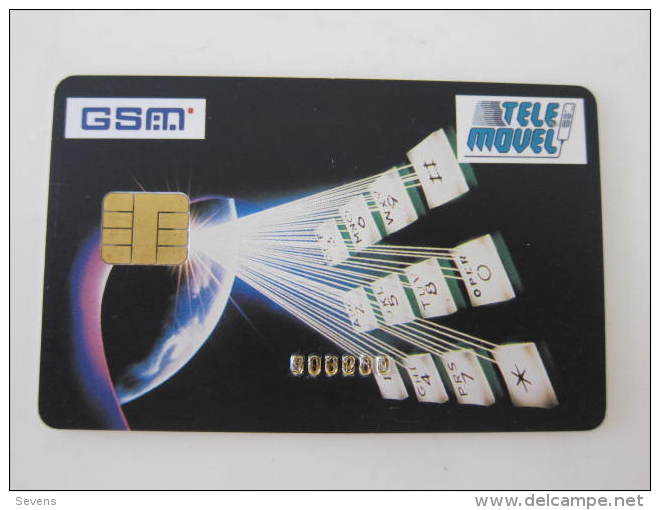 TMN GSM Tele Movel Chip Card, ,Code 893510,original Fixed Chip - Portugal