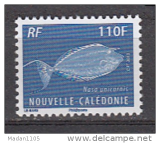 NEW CALEDONIA, 2013, Naso Unicornis, Fish, MNH, (**) - Unused Stamps