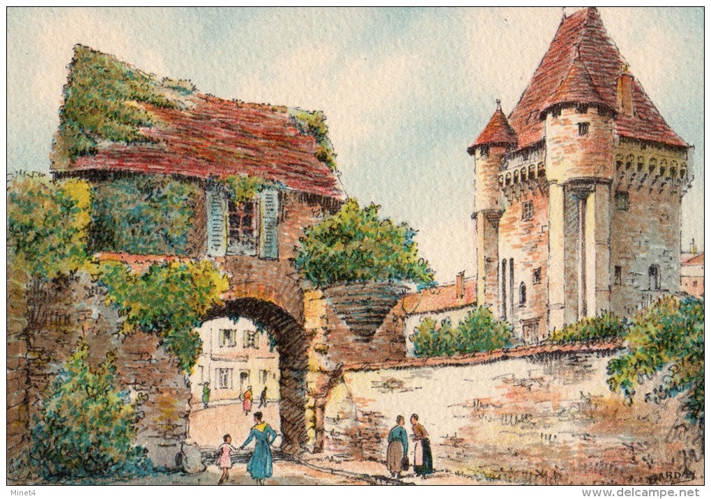 58 NEVERS  LA PORTE DU CROUX  ILLUSTRATION BARDAY - Nevers