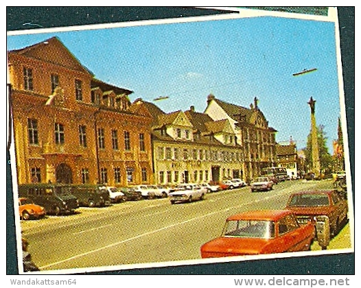 AK OFFENBURG Mehrbildkarte 4 Bilder 27.2.84 - 19 7600 OFFENBURG, BADEN 1 me Werbestempel OFFENBURG tagen zwischen Wald u