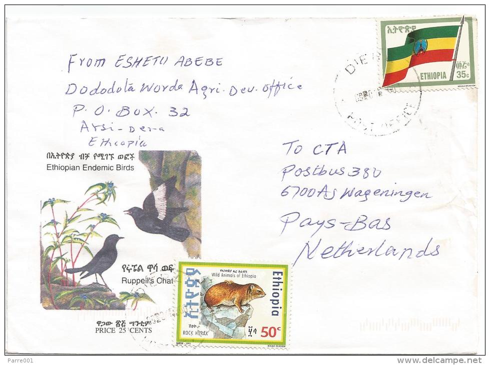 Ethiopia 2001 Diera Rock Hyrax Endemic Mammal Cover - Ethiopië