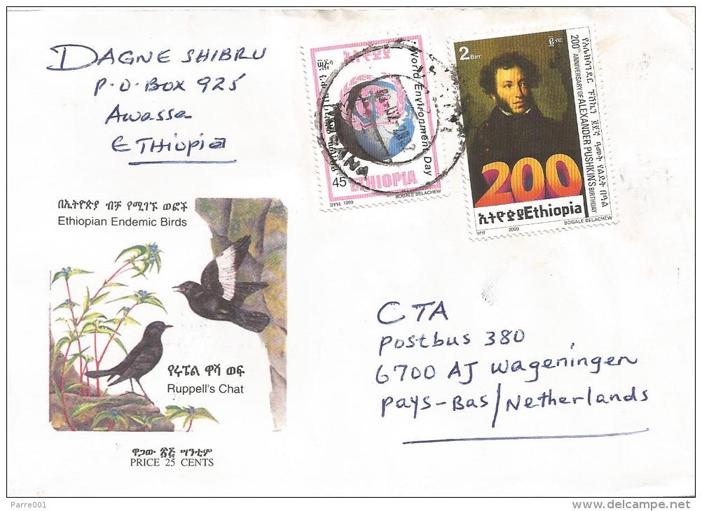 Ethiopia 2002 Hosana Pushkin Writer Environment Cover - Ethiopië