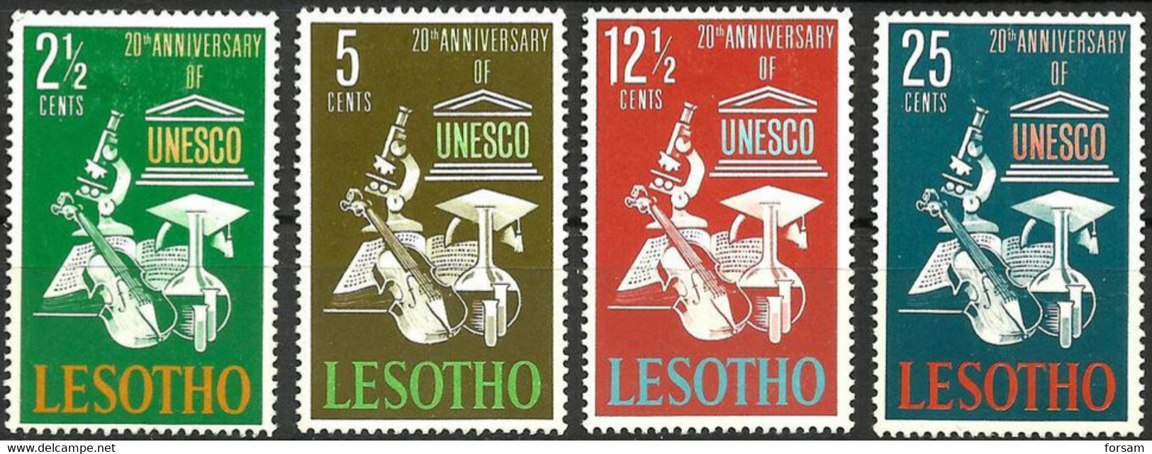 LESOTHO..1966..Michel # 21-24...MNH. - Lesotho (1966-...)
