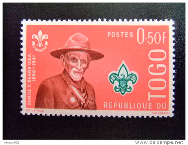 L61 TOGO  THEMA SCOUTISME-- JAMBOREE -- SCOUTS 334 ** MNH + 335 º FU - Usados