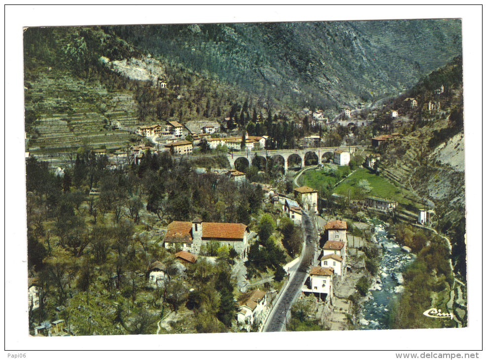 06 ST Dalmas De Tende. Vue Aérienne , Viaduc Voie Ferrée - Ouvrages D'Art