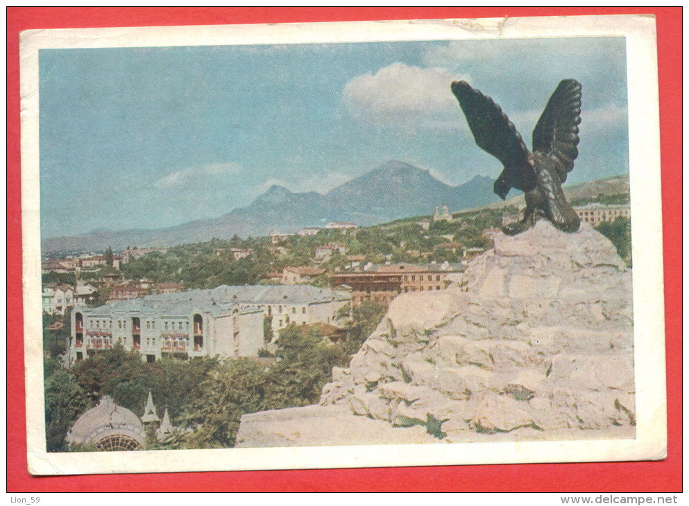 132714 / Pyatigorsk 1961 North Caucasian PAHORAMA STATUE EAGLE / Stationery Entier  / Russia Russie Russland Rusland - 1960-69