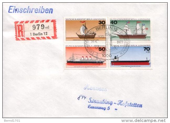 Germany / Berlin - Mi-Nr 544/547 FDC (X518)- - 1971-1980