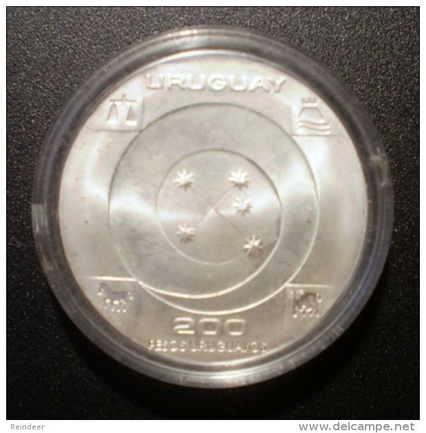 * URUGUAY - CONMEMORATIVA Cambio De Milenio Y2K (1999) Plata 900 - Uruguay