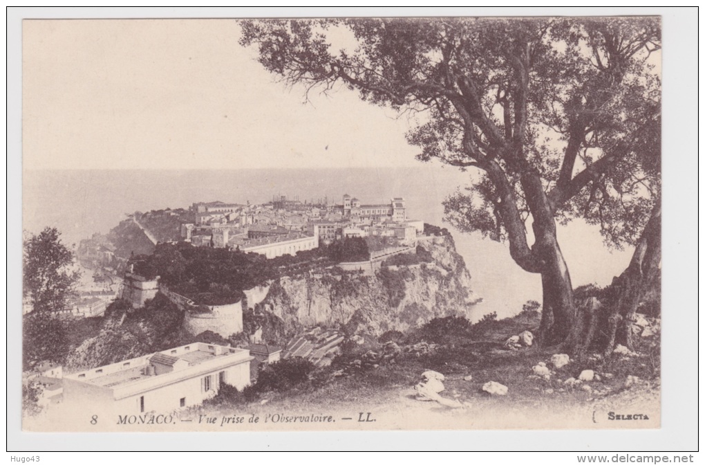 (RECTO / VERSO) MONACO - N° 8 - VUE PRISE DE L' OBSERVATOIRE - Multi-vues, Vues Panoramiques