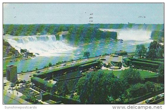 New York Niagara Falls General View Of Niagara Falls 1960 - Syracuse