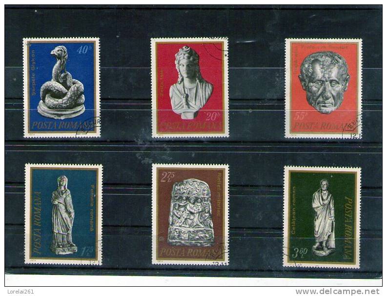 1974  ARHEOLOGIE  YV= 2869/2874 - Used Stamps