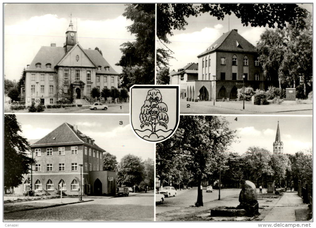 AK Birkenwerder/Kr. Oranienburg, Bahnhof, Hauptstraße, Gel, 1981 - Birkenwerder