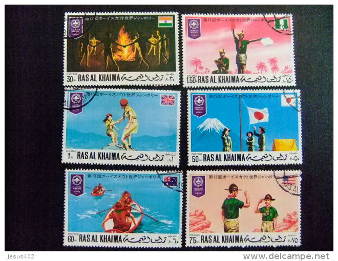 RAS AL KHAIMA--  THEMA JAMBOREE -- SCOUTS  Yvert & Tellier Nº FU - Used Stamps