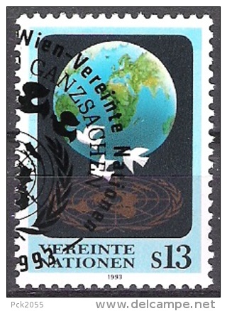 UNO Wien 1993 MiNr.149 O Gest.Erde  ( 741 ) - Usados