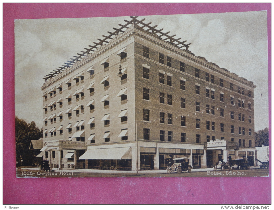 Boise,ID--Owyhee Hotel--cancel 1913--PJ 239 - Otros & Sin Clasificación