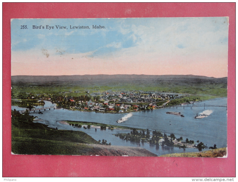 Lewiston,ID--Bird's Eye View--cancel 1915--PJ 239 - Otros & Sin Clasificación