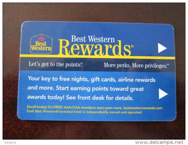 Hotel Key Card, Best Western Hotel - Ohne Zuordnung