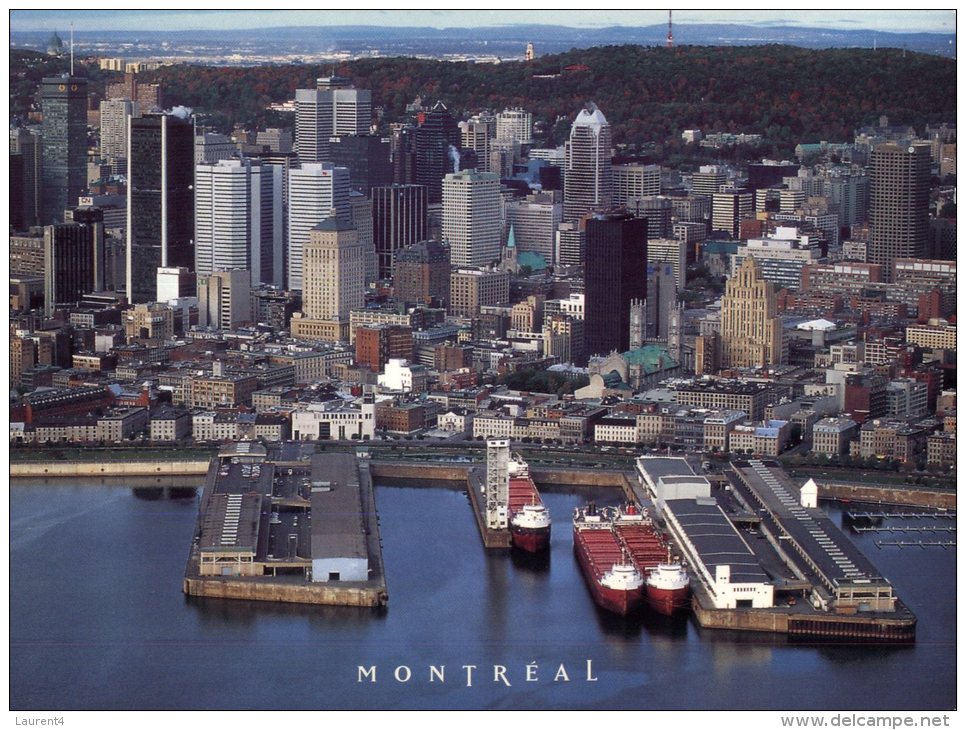 (100) Ship  - Bateaux De Commerce - Montreal Port And Tankers - Tankers