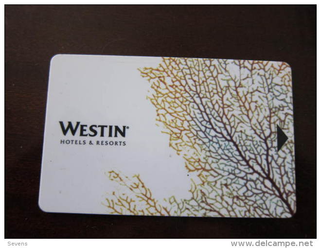 Hotel Key Card,Westin Hotel And Resorts - Non Classés