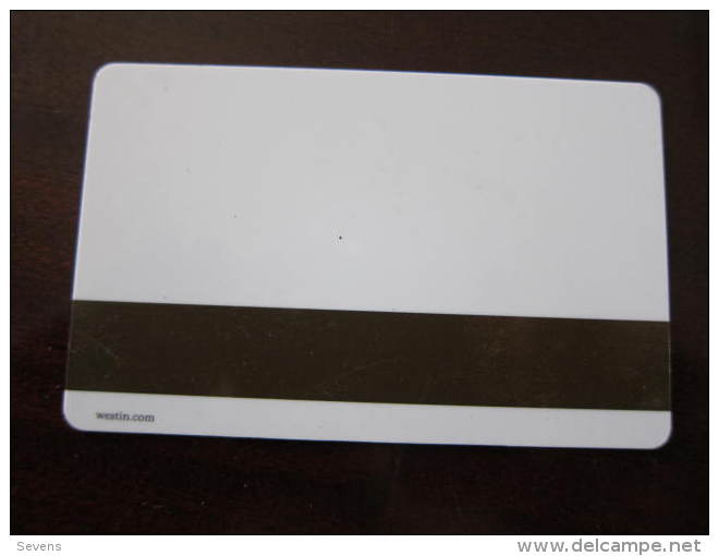 Hotel Key Card,Westin Hotel And Resorts - Ohne Zuordnung