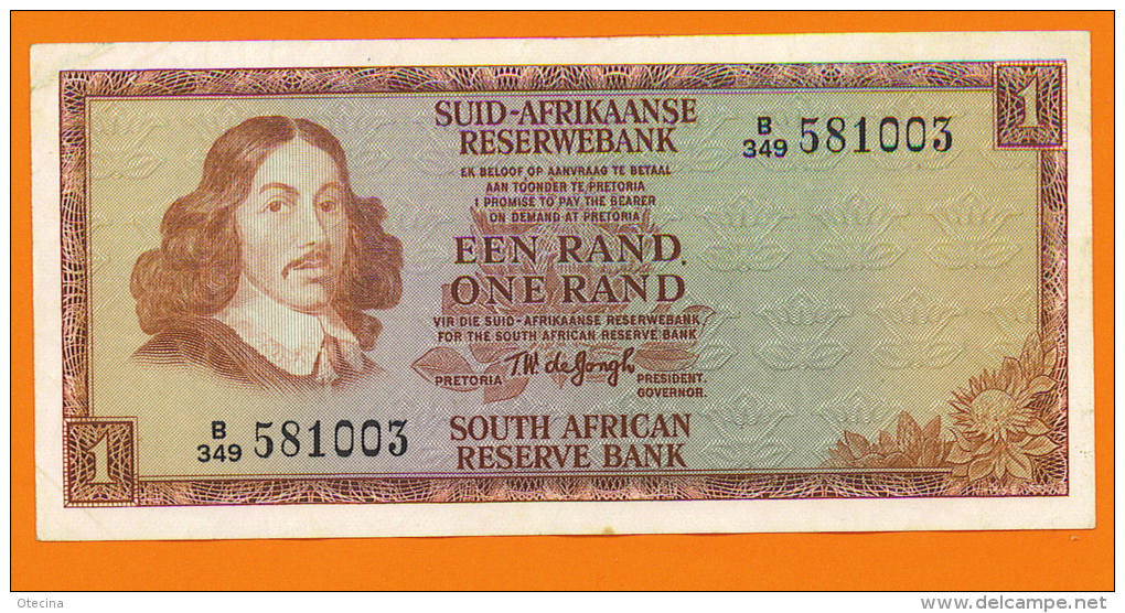 AFRIQUE DU SUD 1 Rand (nd 1975) P116b TTB - Suráfrica