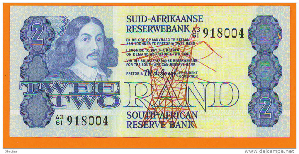 AFRIQUE DU SUD 2 Rand (nd 1978-81) P118a TTB+ - Afrique Du Sud